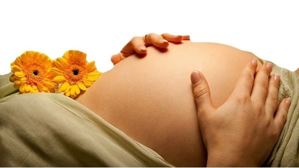 pregnant women after acupuncture treatment for infertility